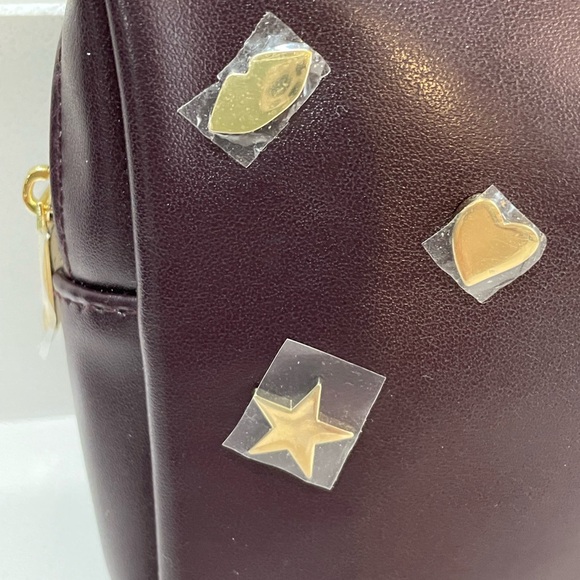 Yves Saint Laurent (YSL) Beaute Cosmetic Bag with Heart, Kiss & Star Studs - Picture 3 of 11